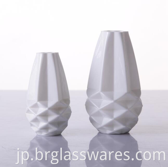 White colored glass diffuser bottle 